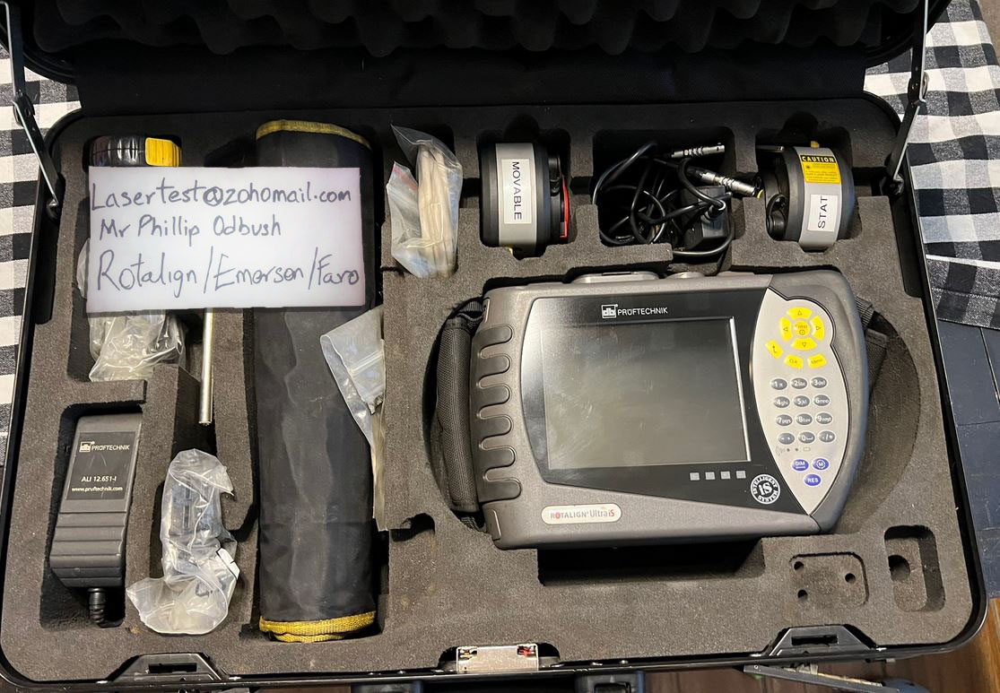 Forsale: Rotalign Ultra / Emerson 2140 / Fixturelaser / Easy-laser