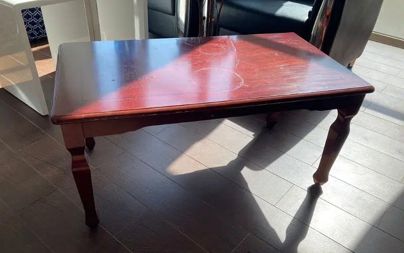 Wooden Table For Urgent Sale 5 Bd
