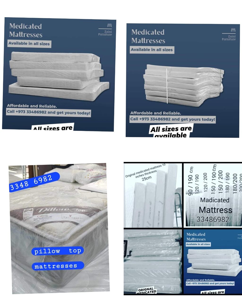 Bhd 1, New Medicated Mattress And Other Furnitures Available For Sale At Factory Rates