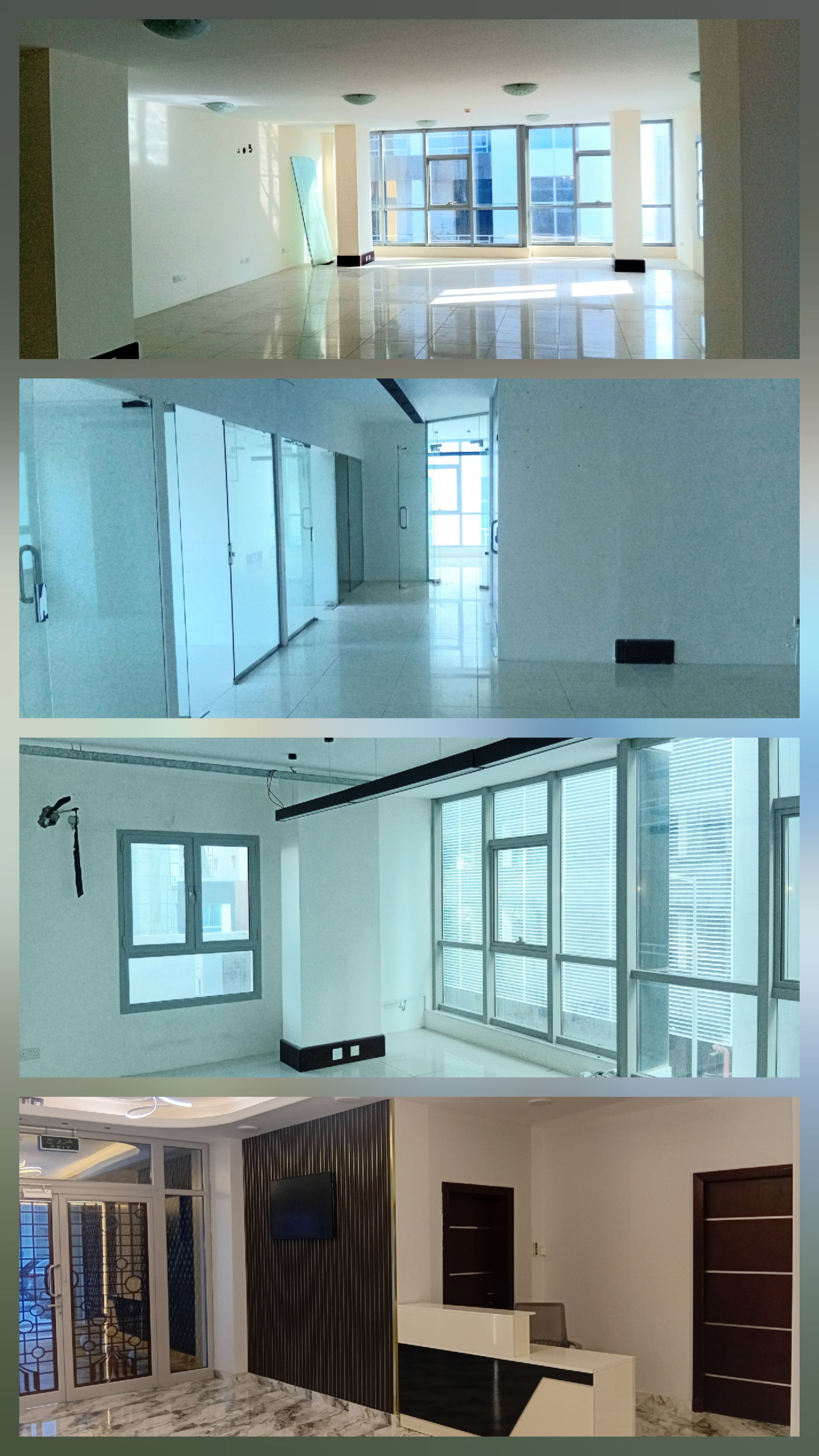 Commercial Office | Prime Location | Seef | Semi Furnished | Parking | Security | Kitchen